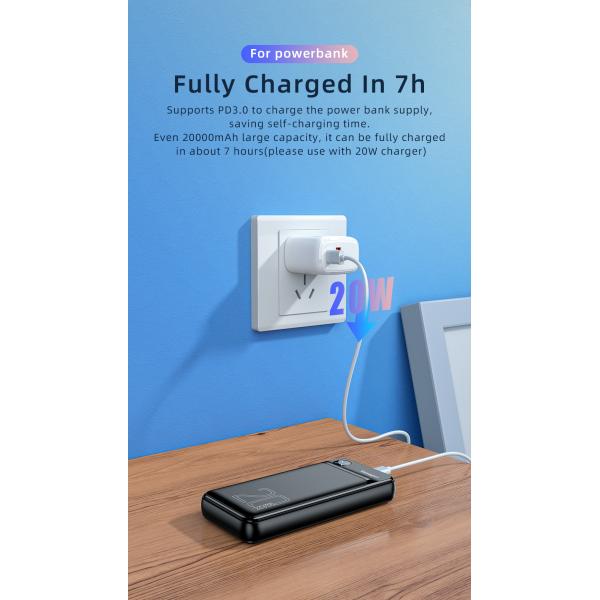 20000mAh Power Bank Quick Charge Waterproof CE RoHS Certified