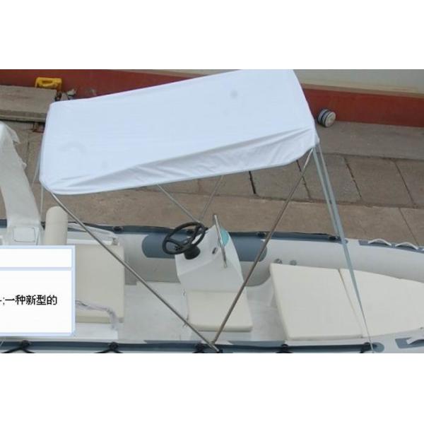 Removable Inflatable Boat Accessories Small Boat Bimini Top With Stainless Steel Frame