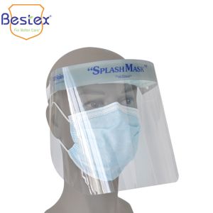 Elastic Band Fluid Resist EN166 Chemical Safety Face Shield