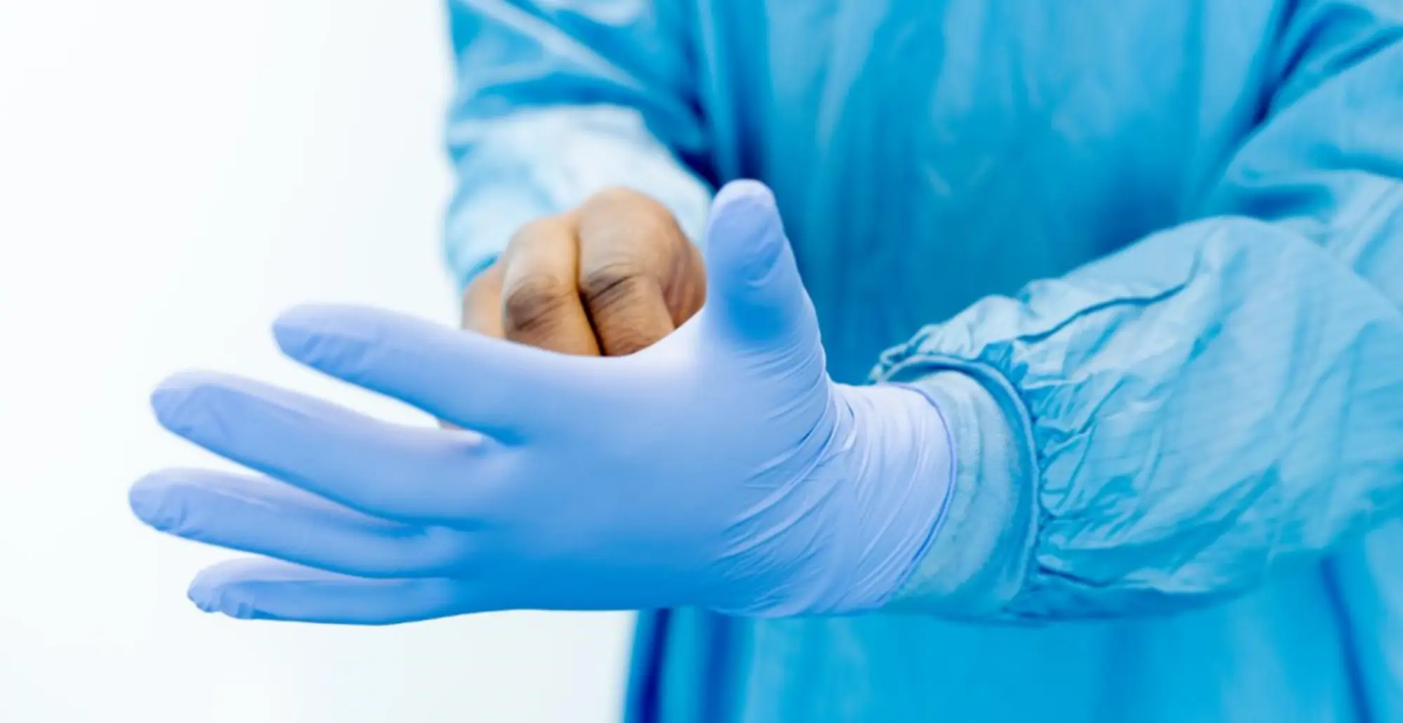 Oil Resistance Disposable Nitrile Glove Working Protective Gloves