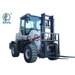 China 3 Ton Off Road Internal Combustion Forklift / Field Forklifts Rugged Mountain Road Railway Construction Forklift on sale