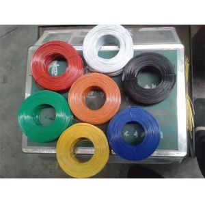 China White PVC Coated Tie Wire 55Ksi 16GA 3.5lbs on sale