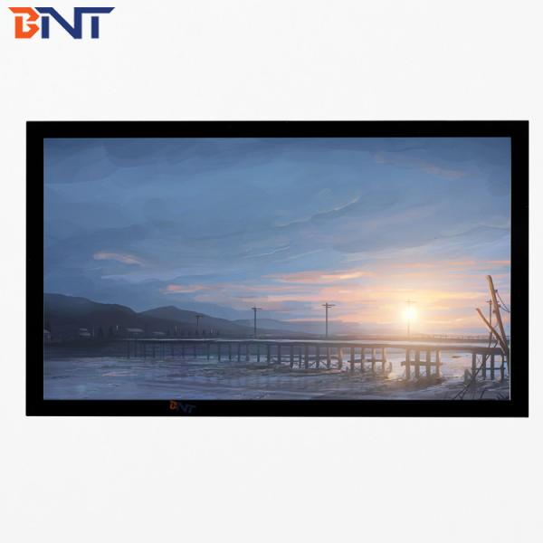 Quality 4 3 Format Fixed Frame Electric Projector Screen 120 With Black Velvet Surface Frame for sale