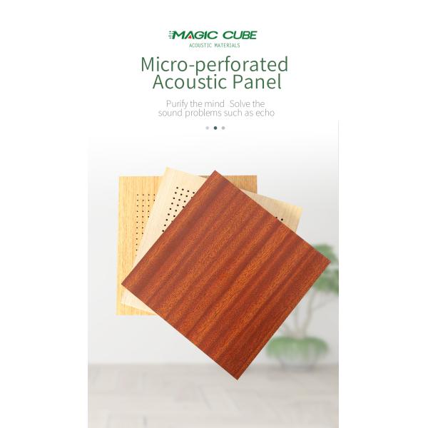 Contemporary Design Micro Perforated Acoustic Panels For 0.5mm Micro Hole