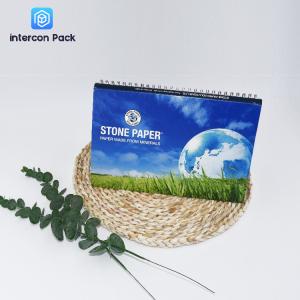 China Customizable Waterproof Stone Paper Offset Printing Desk Calendar wholesale