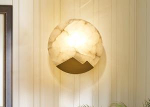 China High quality european style modern indoor wall lamp for living room marble copper lamp wholesale