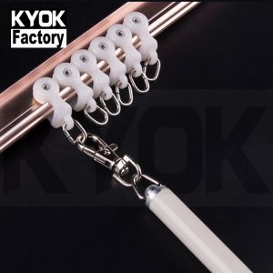 Aluminum Alloy Hotel Drapery Baton Curtain Pull Wands