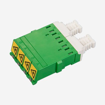 Simplex SC Subscriber Connector , Blue Fiber Optic Adaptor For Telecommunication