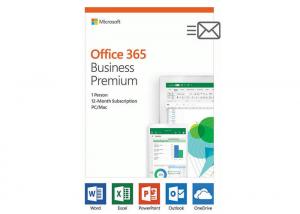 China 12 Month Subscription Microsoft Windows Software / Microsoft Office 365 Business Premium on sale