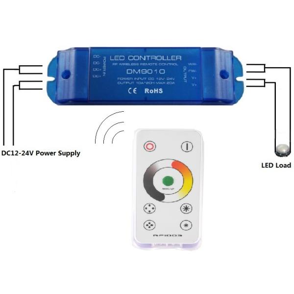 10A*2CH CCT Adjustment RF Wireless LED Controller MAX 480W Power Available