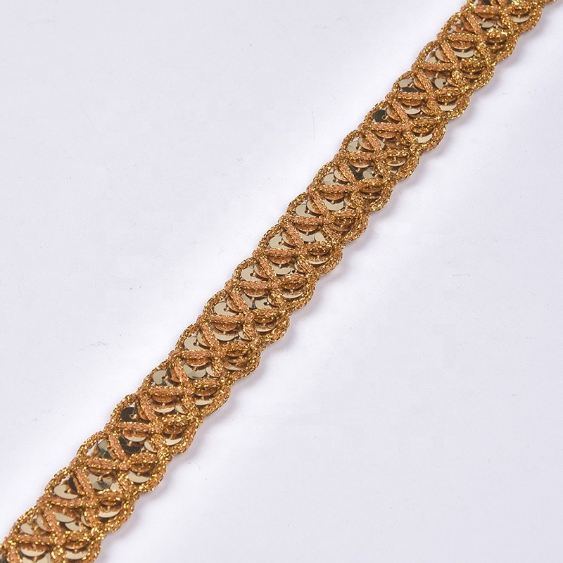 China 2cm Sequin Ribbon Trim on sale