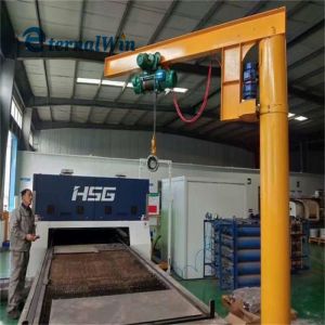 Customized Cantilever Slewing Arm Crane With Electric Chain Hoist