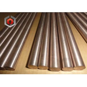 China High Hardness Copper Tungsten Rod Machinable ISO / RoHs Approval wholesale