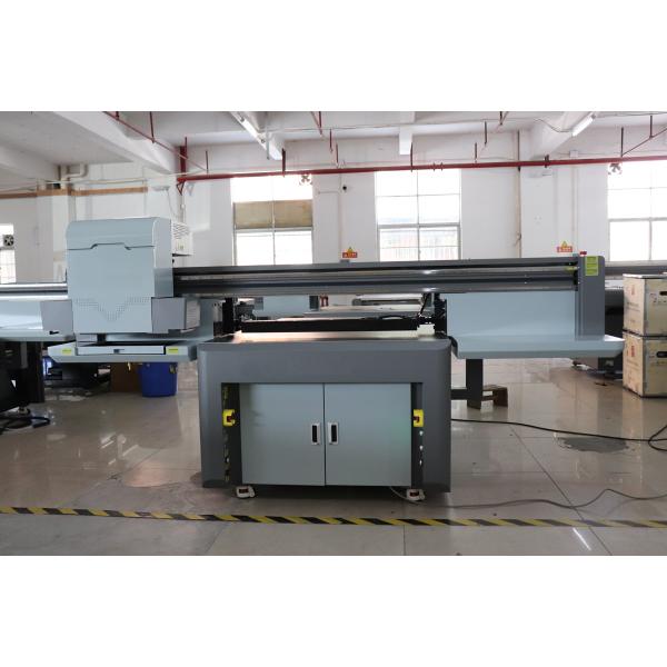 Continuous Ink Supply UV Flatbed Printer With Epson DX5 Print Head And Steel Frame Structure