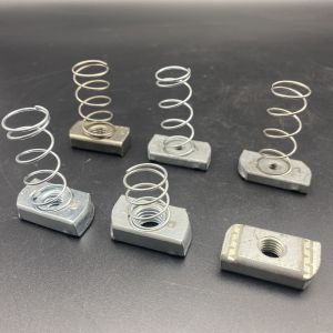 China 3/8'' 1/2'' Electrical Galvanized Channel Spring Nuts wholesale