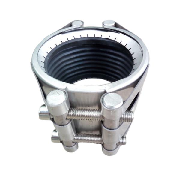 2 Inch Pipe Repair Clamp For Elbow Round Head Equal 304 Stainless Steel Pipe Connector