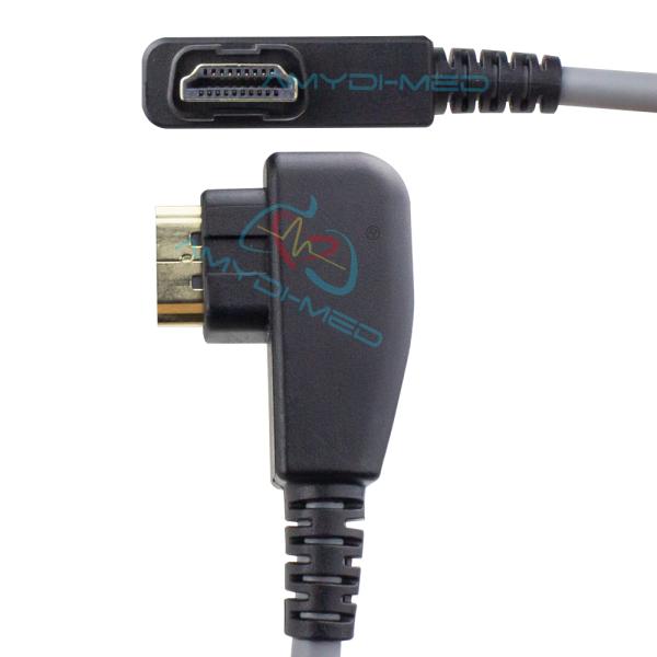 10 Leads ECG Holter Cable Snap / Clip Type ICE AHA Standard For Recorder Monitor