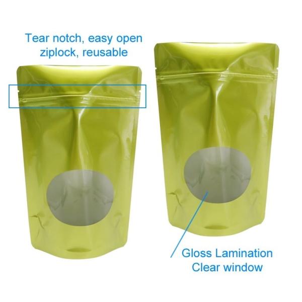 Plastic stand up food bag packaged nuts and snacks fruit and nut packaging