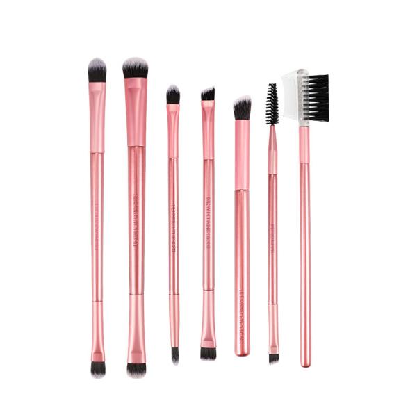 Quality Professional 7pcs Eyeshadow Makeup Brush Set Aluminum Ferrule for sale