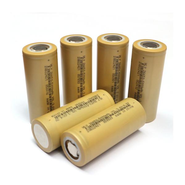 Deep Cycle Cylindrical 26650 Battery 5000mAh , 3.6V Lithium Ion Battery Cell