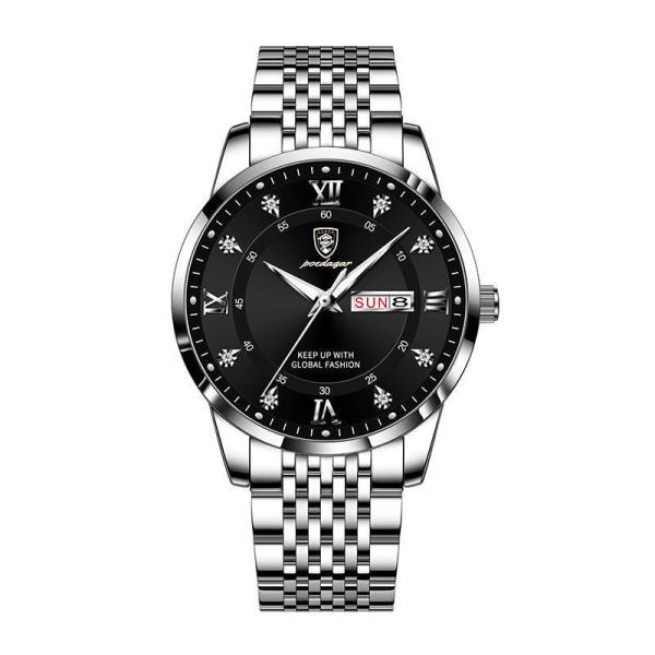 Quality Quartz Movement and 105g Stainless Steel Quartz Wrist Watch for sale