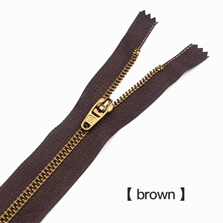 China Zipper 4 and Sliders Customized Zipper with Logo Zip Binder for Jeans Pants Resin Zipper Chain