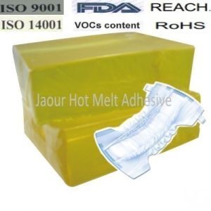 Positioning Hot Melt Pressure Sensitive Adhesive For Sanitary Napkins