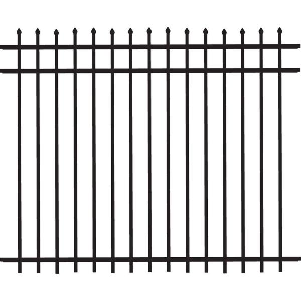 1.2mm-2.5mm 4 Foot Wrought Iron Fence For Home And Garden