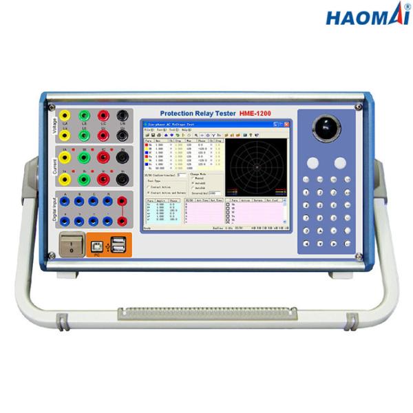 Quality 44.75lb Protection Relay Test Equipment With 8 Inch LCD Screen for sale
