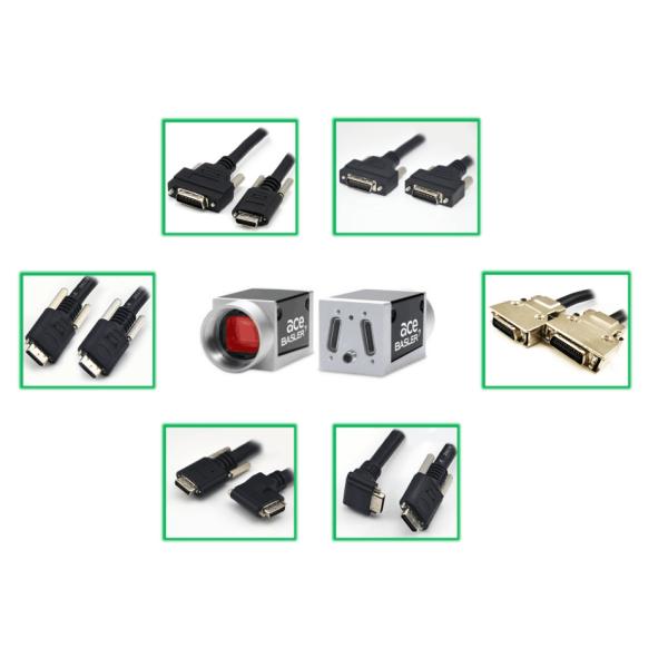 SDR 26 Mini Camera Cable , Camera Link MDR Cable Molding Type With Screw Locking