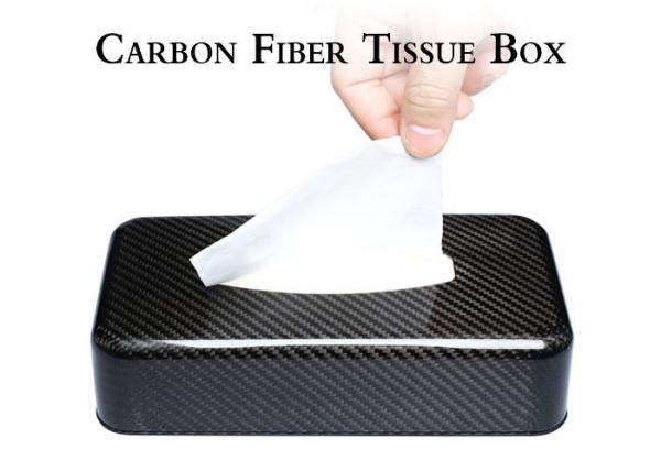 Quality Extremely Thin Lightweight Carbon Fiber Tissue Box for sale