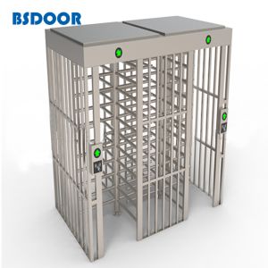 China 600mm Width Rotating Full Height Turnstile Gate Double Lane wholesale