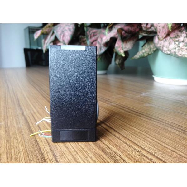 RFID Gate Access Control System IP65 , Black RFID Card Reader With Wiegand Output