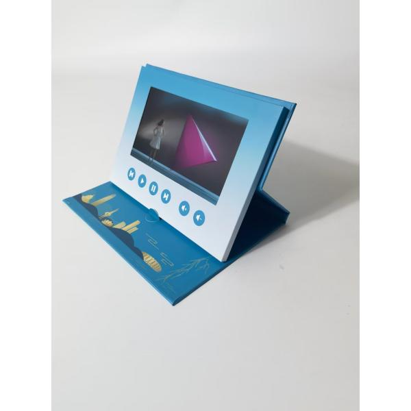 High Impact Promotional Digital Video Invitation Card Lcd Screen Video Brochure