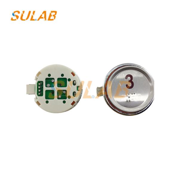 Sigma Elevator Lop Cop Button Round Push Button With Braille