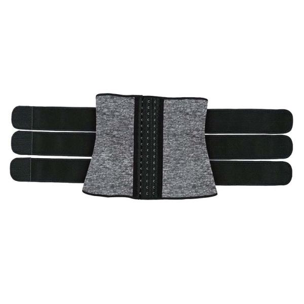 Extreme Waist Trainer 3 Hook Black Large Triple Strap Waist Trainer OEM