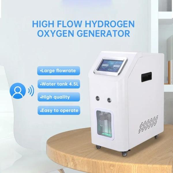 6000ml Hydrogen Electrolysis Brown Gas Inhaler Machine 2000ml PEM Hydrogen