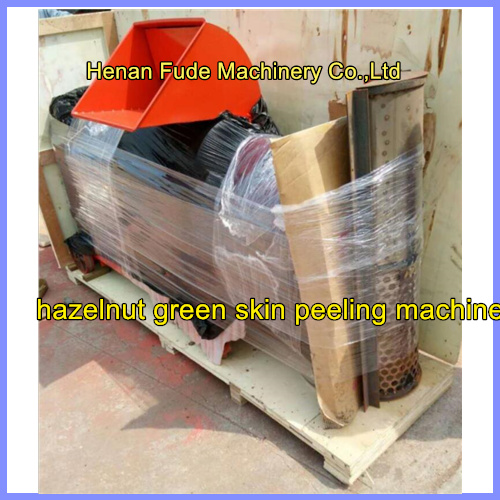 Hazelnut green skin peeling machine