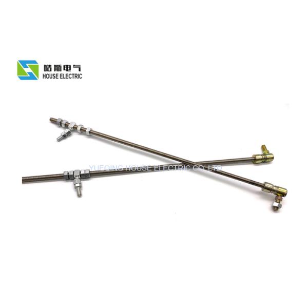 Stainless steel Rod linkage control with full thread 4 nuts