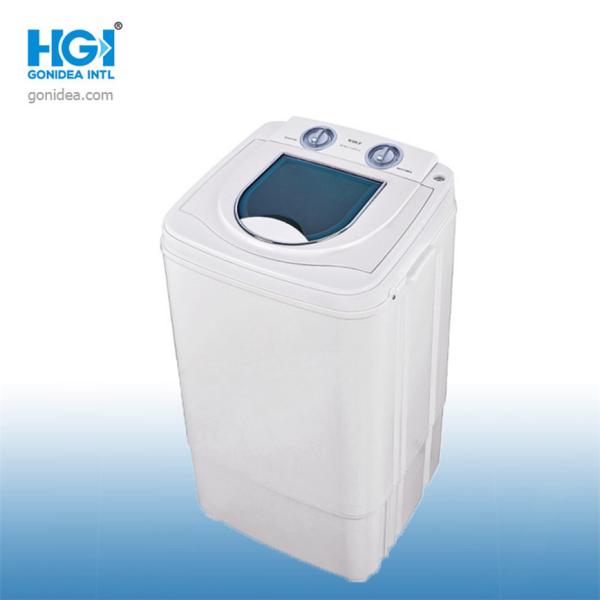 Strong Single Layer Automatic Washing Machine White Body And Multi Color Door