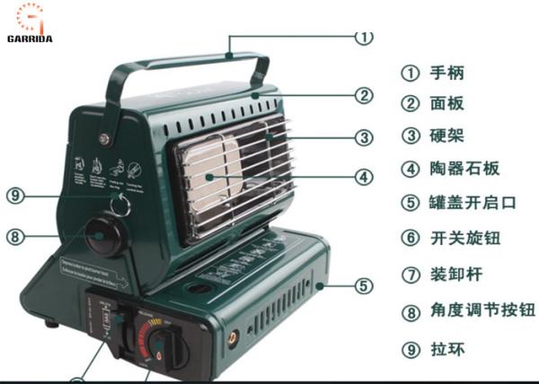 Quality High Heat Output Outdoor Camping Tools , Double Function Outdoor Camping Heater for sale