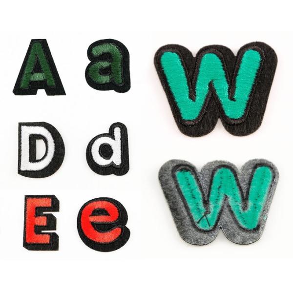 Academy Uniform Custom Woven Badges , Chenille Iron On Patch Polyester Material