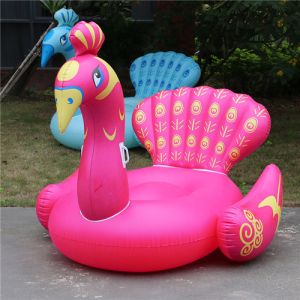 Beautiful New Design PVC Inflatable Pool Float Peacock