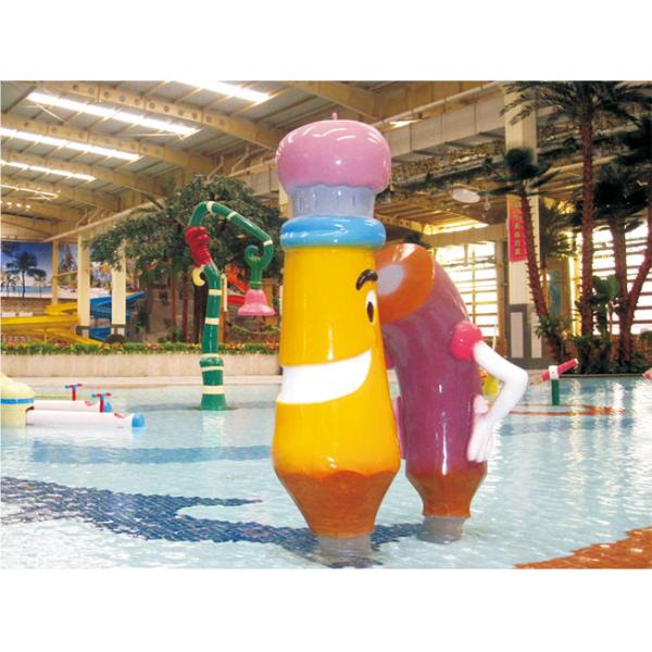 spray park equipment, kids water play equipment, water slide equipment