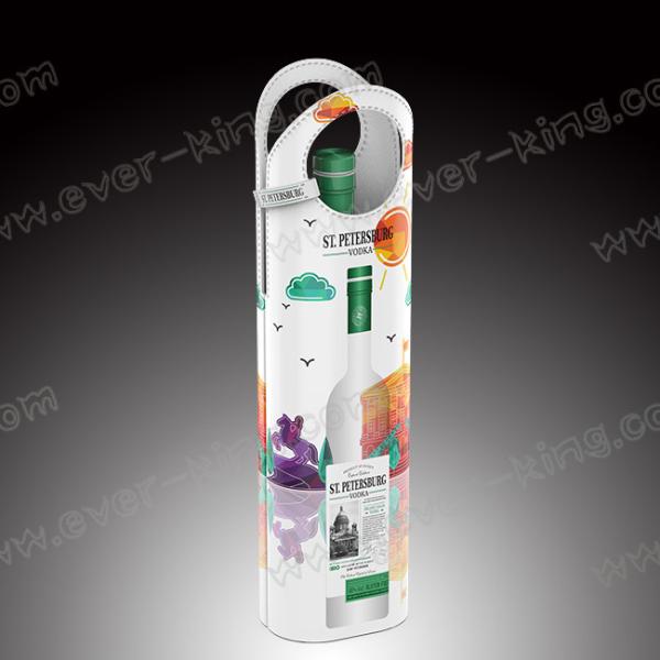 Recyclable 7mm Thickness Leather Travel Wine Packing Bags