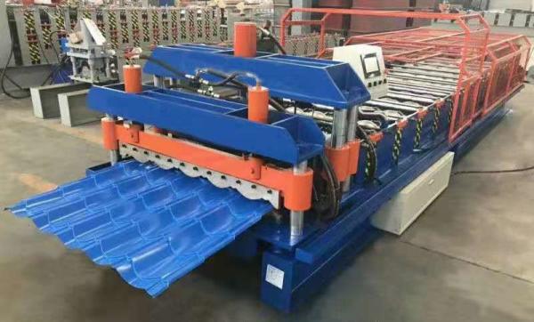 Quality PPGI Material Roof Sheet Rolling Machines , Corrugated Roof Sheeting Machine for sale