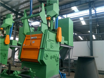 2T/Hr Tumblast Shot Blasting Machine Castings And Forgings Desanding