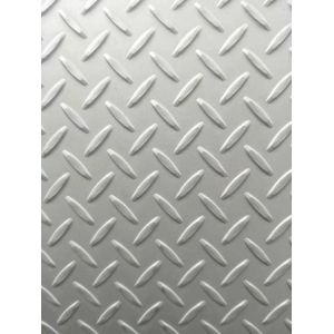 Antiskid Polished Diamond Metal Sheet 4x8 , Fireproof Stainless Steel Checkered
