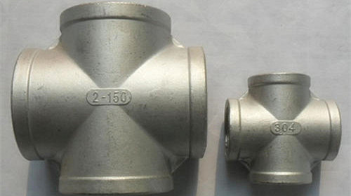 4 Way Steel Pipe Cross 316L SS Socket Weld Fittings