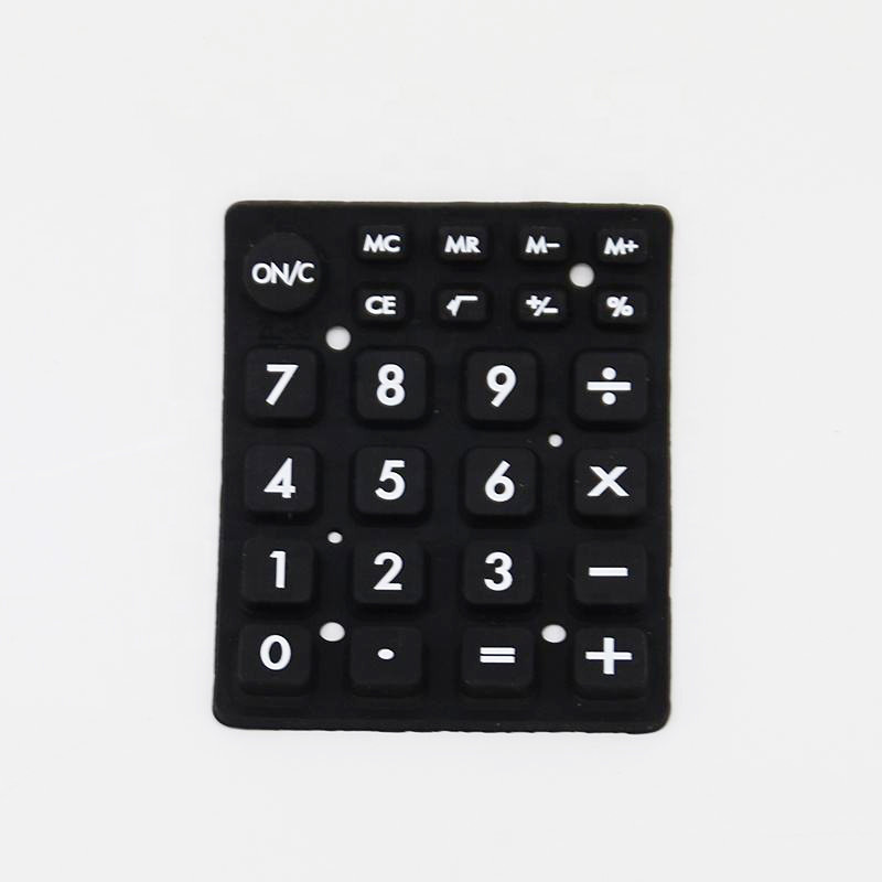 China Durable Silicone Rubber Custom Remote Control Keyboard Keys Dust Proof wholesale